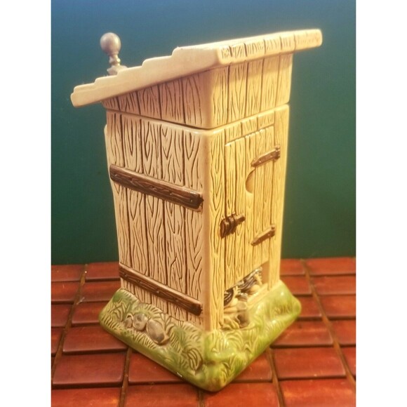 Vintage Gertz Outhouse Ceramic Stein Germany 8"x4.5"x4.5" - Picture 2 of 7